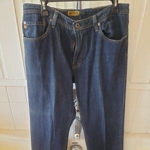 AG Adriano Goldschmied Men's Relaxed Jeans in Dark Blue